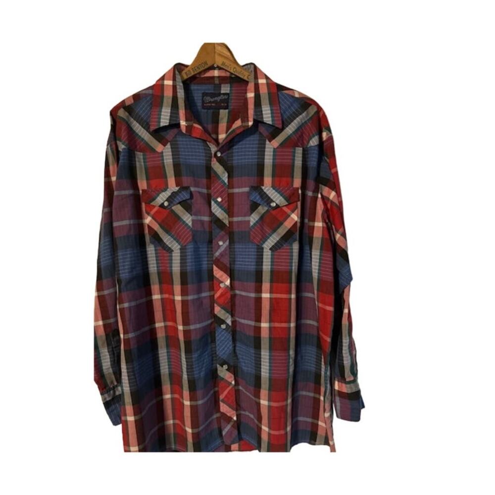 Vintage Wrangler Snap Pearl Button Shirt